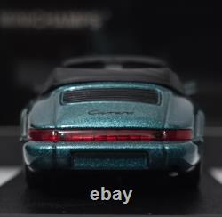 Porsche 911 (964) Carrera 2 Cabriolet 1990 Turquoise 143 Minichamps 430067332