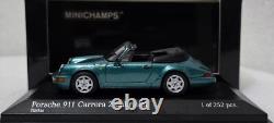 Porsche 911 (964) Carrera 2 Cabriolet 1990 Turquoise 143 Minichamps 430067332
