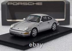 Porsche 911 964 Carrera RS 1992 Artic Silver 143 Spark CAP 043 11 012 RARE! 15