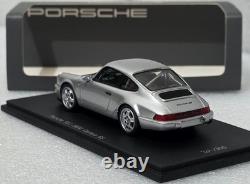 Porsche 911 964 Carrera RS 1992 Artic Silver 143 Spark CAP 043 11 012 RARE! 15