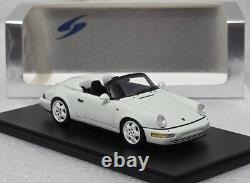 Porsche 911 (964) Speedster 1993 White 143 Spark S2043 EXTREMELY RARE