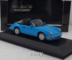 Porsche 911 (964) Targa 1991 Blue 143 Minichamps 400061364 EXTREMELY RARE! (6)