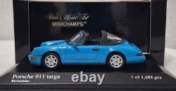 Porsche 911 (964) Targa 1991 Blue 143 Minichamps 400061364 EXTREMELY RARE! (6)