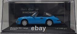 Porsche 911 (964) Targa 1991 Blue 143 Minichamps 400061364 EXTREMELY RARE! (6)