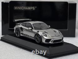 Porsche 911 (991.2) GT3 RS 2018 Silver 143 Minichamps 410067020 RARE! (15)