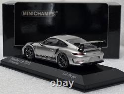 Porsche 911 (991.2) GT3 RS 2018 Silver 143 Minichamps 410067020 RARE! (15)