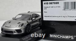 Porsche 911 (991.2) GT3 RS 2018 Silver 143 Minichamps 410067020 RARE! (15)