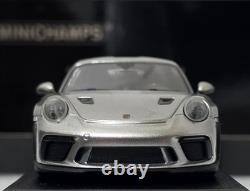 Porsche 911 (991.2) GT3 RS 2018 Silver 143 Minichamps 410067020 RARE! (15)