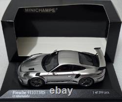 Porsche 911 (991.2) GT3 RS 2018 Silver 143 Minichamps 410067020 RARE! (15)