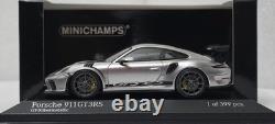 Porsche 911 (991.2) GT3 RS 2018 Silver 143 Minichamps 410067020 RARE! (15)