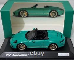 Porsche 911 (991.2) Speedster 2019 Jade Green 143 Spark WAX L20 000 08 Limited
