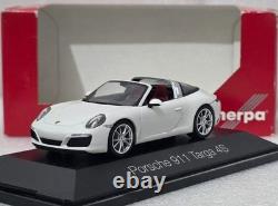 Porsche 911 (991.2) Targa 4S 2016 White 143 Herpa 071123 Diecast Model Car (17)