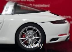 Porsche 911 (991.2) Targa 4S 2016 White 143 Herpa 071123 Diecast Model Car (17)
