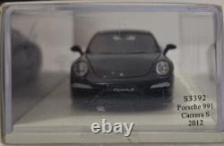 Porsche 911 (991) Carrera S 2012 Black 143 Spark S3392 EXTREMELY RARE! (9)