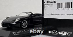 Porsche 911 (991) Carrera S Cabriolet 2012 Black 143 Minichamps 4100060230 (16)