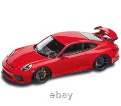 Porsche 911 (991) GT3 143 Minichamps 2017 Guards Red Diecast Model Car Dealer