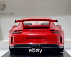 Porsche 911 (991) GT3 143 Minichamps 2017 Guards Red Diecast Model Car Dealer