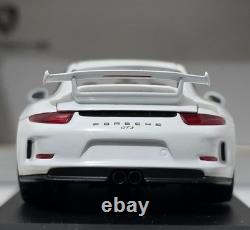 Porsche 911 (991) GT3 2013 White 143 Minichamps WAP 020 00 0D SUPER RARE! (16)