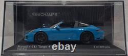 Porsche 911 (991. II) Targa 4 GTS 2016 Miami Blue 143 Minichamps 410067342 (6)