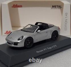 Porsche 911 (991. II) Targa 4 GTS 2017 Silver 143 Schuco EXTREMELY RARE! (6)