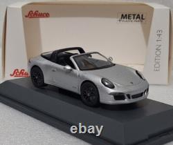 Porsche 911 (991. II) Targa 4 GTS 2017 Silver 143 Schuco EXTREMELY RARE! (6)