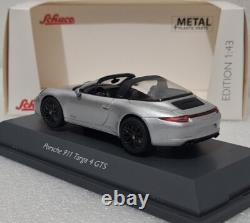 Porsche 911 (991. II) Targa 4 GTS 2017 Silver 143 Schuco EXTREMELY RARE! (6)