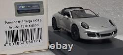 Porsche 911 (991. II) Targa 4 GTS 2017 Silver 143 Schuco EXTREMELY RARE! (6)