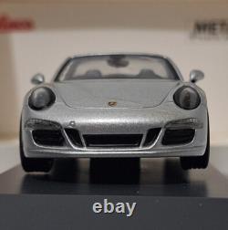 Porsche 911 (991. II) Targa 4 GTS 2017 Silver 143 Schuco EXTREMELY RARE! (6)
