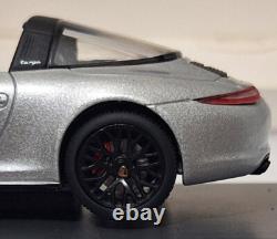 Porsche 911 (991. II) Targa 4 GTS 2017 Silver 143 Schuco EXTREMELY RARE! (6)