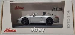 Porsche 911 (991. II) Targa 4 GTS 2017 Silver 143 Schuco EXTREMELY RARE! (6)