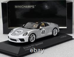Porsche 911 (991) Speedster 2019 Silver 143 Minichamps 1 of 630 pcs SUPERB