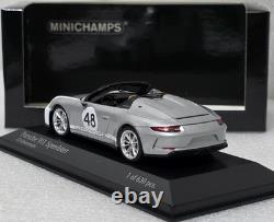 Porsche 911 (991) Speedster 2019 Silver 143 Minichamps 1 of 630 pcs SUPERB