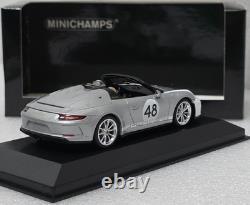 Porsche 911 (991) Speedster 2019 Silver 143 Minichamps 1 of 630 pcs SUPERB