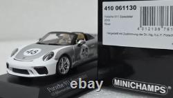 Porsche 911 (991) Speedster 2019 Silver 143 Minichamps 1 of 630 pcs SUPERB