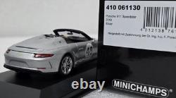 Porsche 911 (991) Speedster 2019 Silver 143 Minichamps 1 of 630 pcs SUPERB