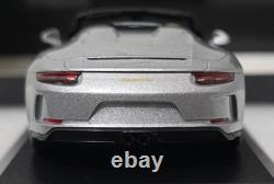 Porsche 911 (991) Speedster 2019 Silver 143 Minichamps 1 of 630 pcs SUPERB