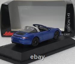 Porsche 911 (991) Targa 4 GTS 2014 Sapphire Blue Met 143 Schuco 07596 (4)