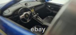 Porsche 911 (991) Targa 4 GTS 2014 Sapphire Blue Met 143 Schuco 07596 (4)