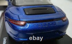 Porsche 911 (991) Targa 4 GTS 2014 Sapphire Blue Met 143 Schuco 07596 (4)