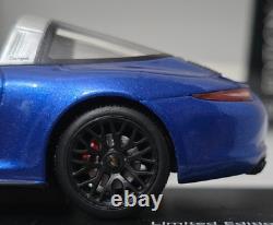 Porsche 911 (991) Targa 4 GTS 2014 Sapphire Blue Met 143 Schuco 07596 (4)