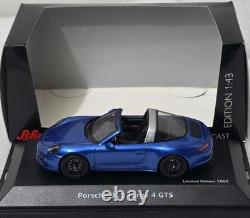 Porsche 911 (991) Targa 4 GTS 2014 Sapphire Blue Met 143 Schuco 07596 (4)