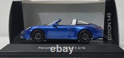 Porsche 911 (991) Targa 4 GTS 2014 Sapphire Blue Met 143 Schuco 07596 (4)