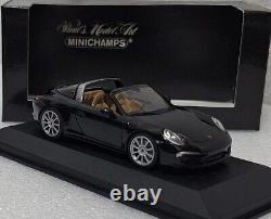 Porsche 911 (991) Targa 4S 2014 Black 143 Minichamps WAP 020 045 0E SUPER RARE