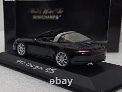 Porsche 911 (991) Targa 4S 2014 Black 143 Minichamps WAP 020 045 0E SUPER RARE