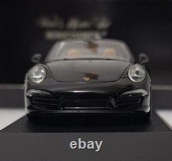 Porsche 911 (991) Targa 4S 2014 Black 143 Minichamps WAP 020 045 0E SUPER RARE