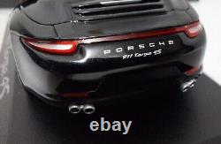 Porsche 911 (991) Targa 4S 2014 Black 143 Minichamps WAP 020 045 0E SUPER RARE