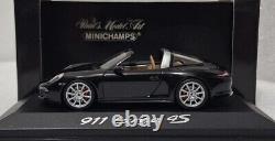 Porsche 911 (991) Targa 4S 2014 Black 143 Minichamps WAP 020 045 0E SUPER RARE