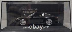 Porsche 911 (991) Targa 4S 2014 Black 143 Minichamps WAP 020 045 0E SUPER RARE