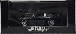 Porsche 911 (991) Targa 4S 2014 Black 143 Minichamps WAP 020 045 0E SUPER RARE