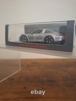 Porsche 911 (991) Targa 4S 2014 Rodhium Silver 143 Spark S4934 Resin Model (17)